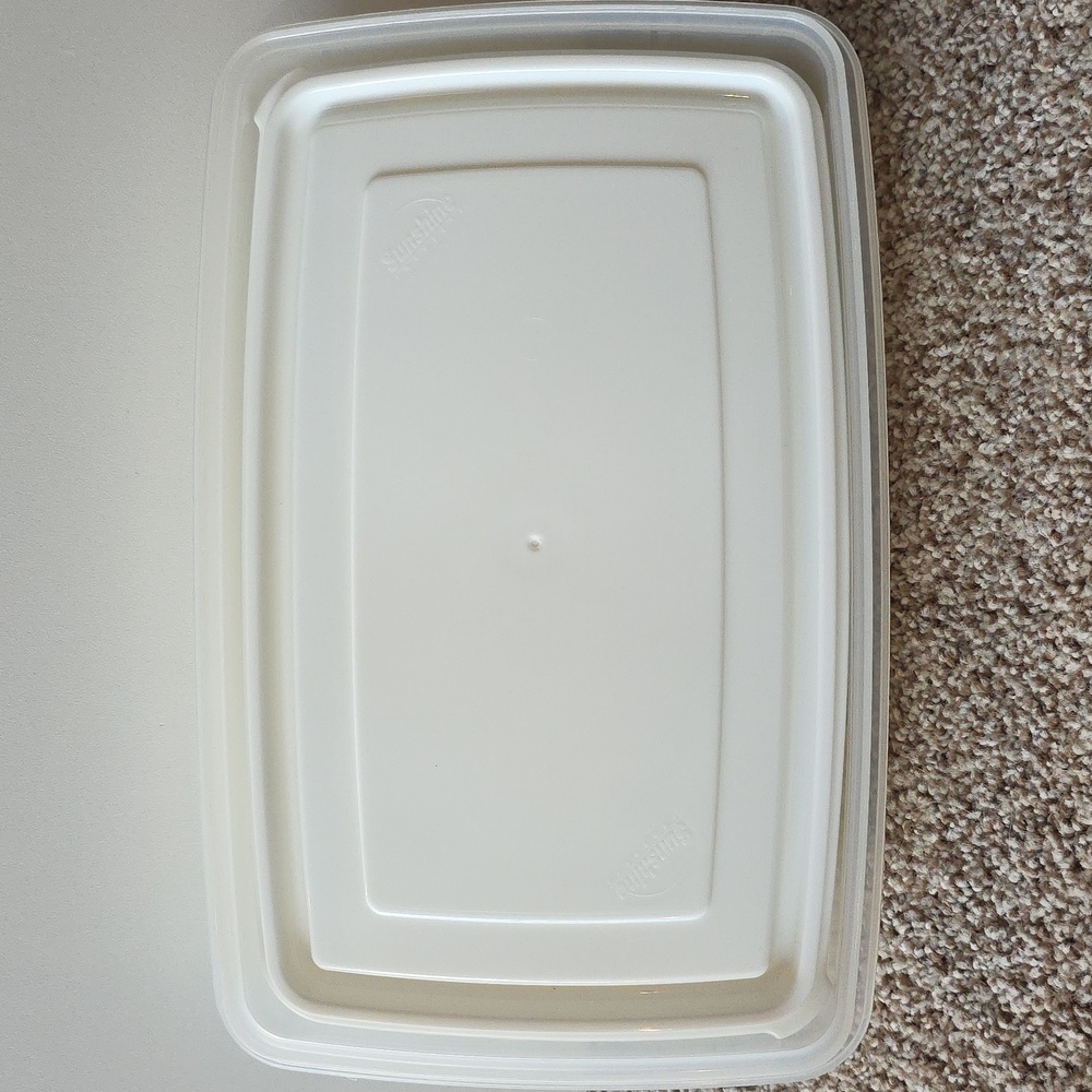 Stackable Food Storage Containers - White - Picture 10 of 11